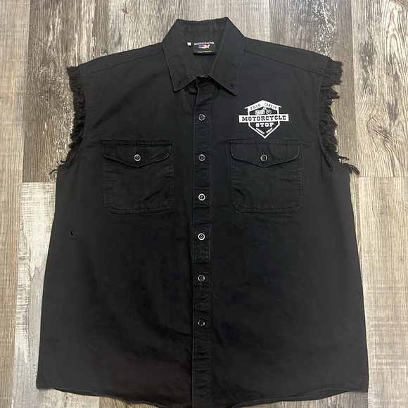 2006 Frio Canyon Motorcycle Stop “I Did Three Twisted Sisters” Shirt XL Black - Picture 3 of 8